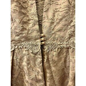 Vintage Lace Dress with Jacket Bari Protas  Cachet Size 7/8 NEW with Tag